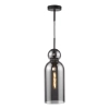 Loftowa wisząca lampa Tao TAO0110 do salonu czarny przydymiona