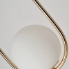 Wisząca lampa Coco AZ4981 szklana ball kula zwis złota 