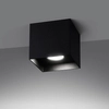 Lampa nasufitowa Hati SL.1277 kostka square metalowa czarna