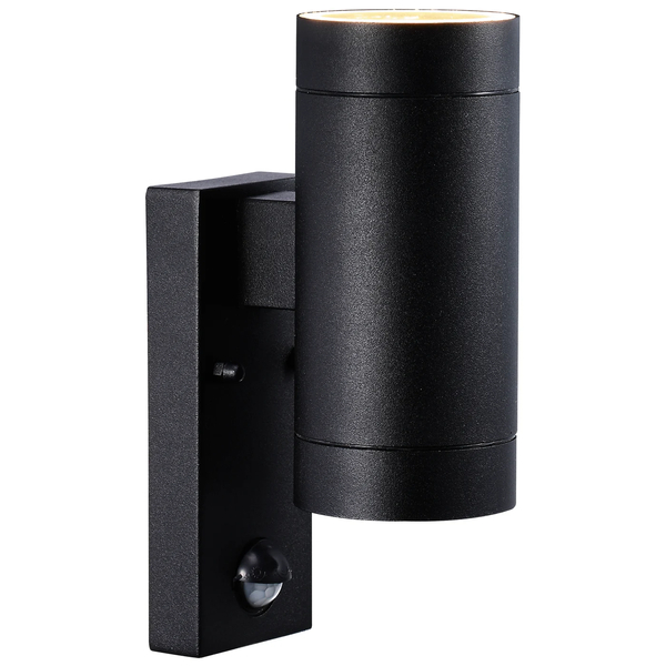 Ogrodowa lampa ścienna Tin 21519103 Nordlux czujnik PIR IP54 czarny