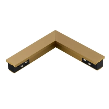 Dwufazowy szynowy łącznik SIGMA TRACK złoty 48V AZ7070