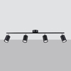 Regulowana lampa przysufitowa Lemmi SL.1168 tuby metalowa czarna