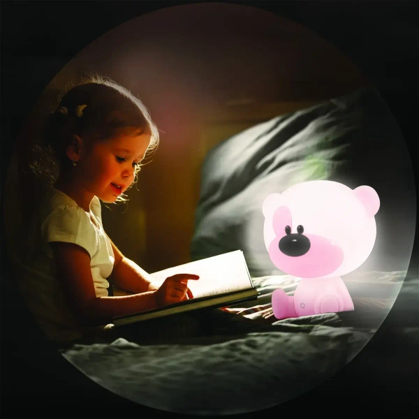 Dotykowa nocna lampka Bibi 327185 LED 2,5W USB dekoracyjna różowa