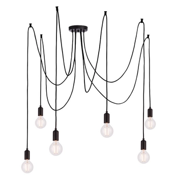 Wisząca lampa pająk do salonu Studio 76583 nad stół czarny