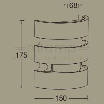 Elewacyjna LAMPA kinkiet MAYA 5198401001 Lutec metalowa OPRAWA ścienna LED 15W 3000K z czujnikiem IP44 stalowa