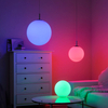 Pojedyncza lampa wisząca BOLO 22072-55 Just Light kula RGB srebrny