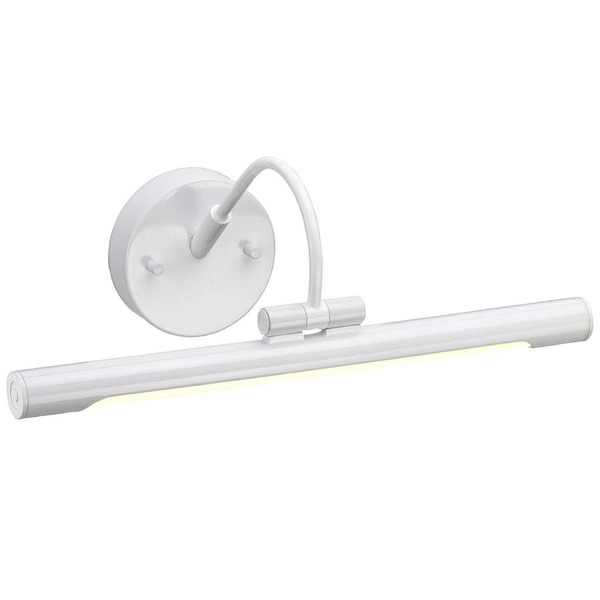 Kinkiet LAMPA ścienna ALTON-PL-S-WHT Elstead metalowa OPRAWA nad obraz LED 4,6W 3000K klasyczna galeryjka biała