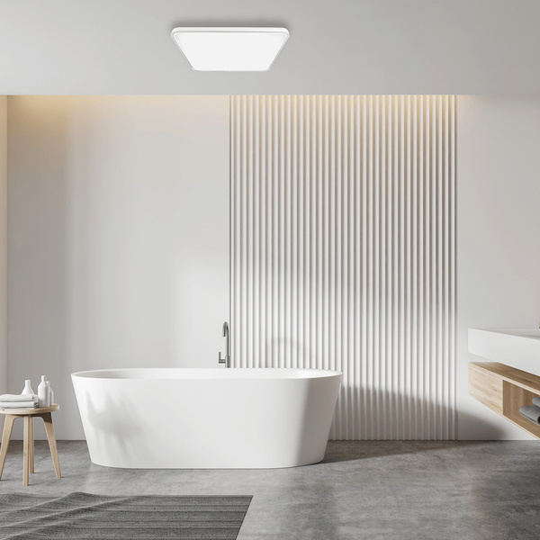 Minimalistyczna lampa sufitowa Fabio LED 35W 4000K biała do salonu