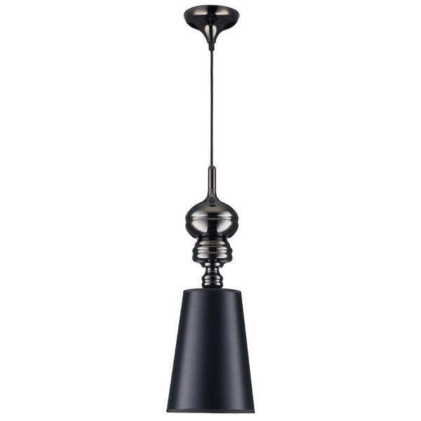 Loftowa lampa wisząca Queen MP-8846-18 black Step metalowa czarna