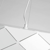 LAMPA wisząca REUS LP-8069/1P WH Light Prestige geometryczna OPRAWA okrągła zwis metalowy biały