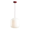 Lampa wisząca burgundowa FLASK ze szkła 3xE27 dekoracyjna 8500G15_XL