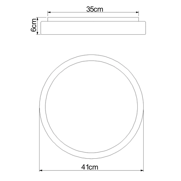 Nowoczesna LAMPA sufitowa SONNY 41586-18 Globo okrągły plafon LED 18W 3000K - 6000K z pilotem srebrny