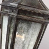 Ogrodowa LAMPA ścienna Londontowne FE-LONDONTOWNE Elstead FEISS metalowa OPRAWA elewacyjna latarenka outdoor IP44 czarna posrebrzana