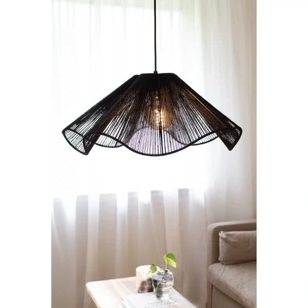 Zwisająca lampa Nami 108682 Markslojd ekologiczna do kuchni czarna