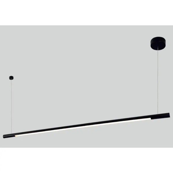 Loftowa LAMPA wisząca HORIZON P0358D Maxlight metalowa OPRAWA listwa LED 26W 3000K zwis czarny