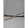 Wisząca lampa MALERTA LE45418 LED 41W 4000K ściemnialna czarna