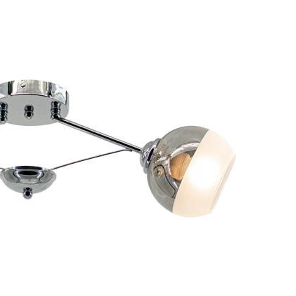 LAMPA sufitowa 1018/2 8C Elem metalowa OPRAWA szklane kule chrom