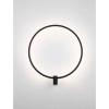 Okrągła lampa ścienna DRASIRA LE45456 LED 21W 2700-4000K czarna