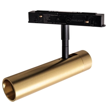 Magnetyczna lampa do szynoprzewodu MAX M0049N LED 8W 3000K złota czarna