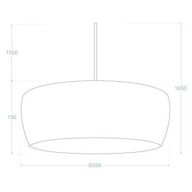 Bambusowa lampa wisząca Boho ABR-LW4-BH-E27 Abruzzo okrąg brązowy