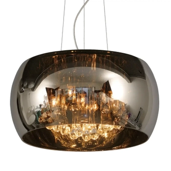 Salonowa lampa zwieszana PEARL 70463/05/11 Lucide przydymiony czarny