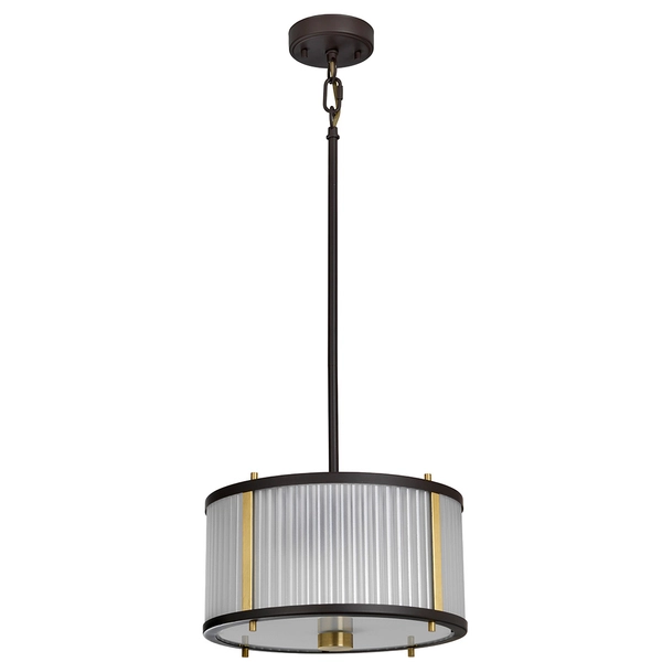 Żyrandol LAMPA wisząca Corona DL-CORONA-2P-BAB Elstead okrągła OPRAWA klasyczny zwis mosiądz brąz