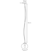 LAMPA wisząca AVIA S 10411109 Kaspa szklana OPRAWA zwis przezroczysty