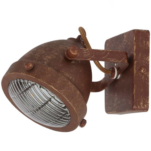 Industrialna lampa ścienna FRODO 91-71064 metalowa rustykalny rdzawy
