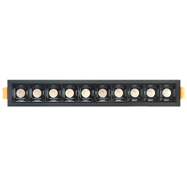 Podtynkowa lampa sufitowa 587 Domeno LED 20W 4000K czarna