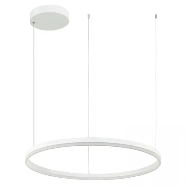 Żyrandol nad wyspę wiszący 20263 LED 57W 3000K pierścieniowa biały