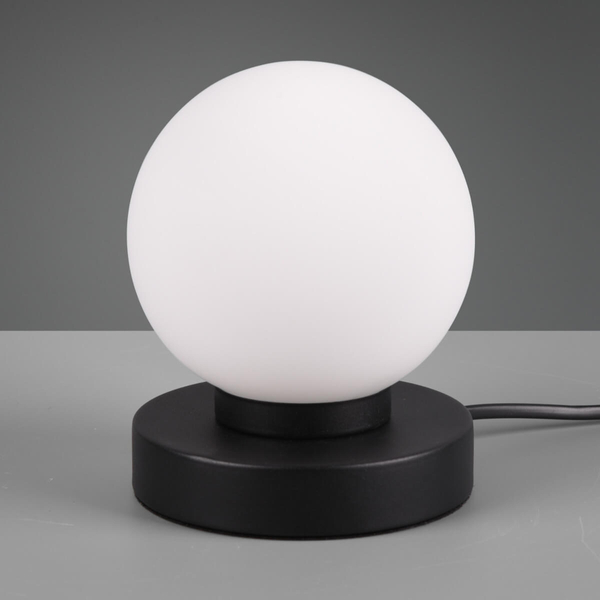 Lampka stołowa Printz R54011032 RL Light ball bańka metalowa czarna biała
