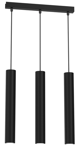 Klasyczna wisząca lampa Hudson MLP8792 metalowa czarna