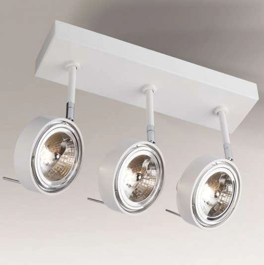 Plafon LAMPA sufitowa FUSSA 7231 Shilo regulowana OPRAWA metalowa SPOT reflektorowy jerry biały