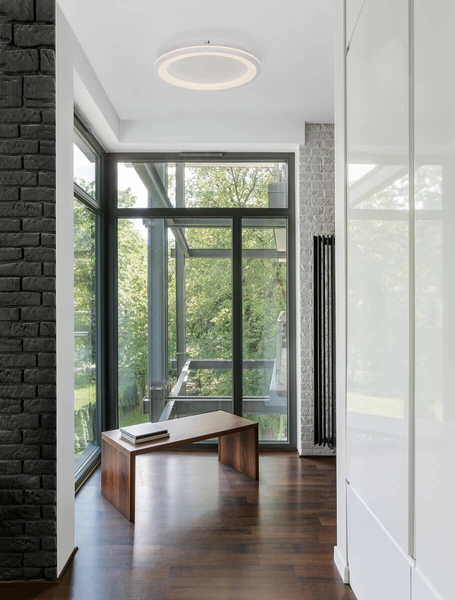 Ledowa lampa sufitowa SABINAS LE42843 sypialniana 30W 3000K biała