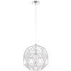 Geometryczna lampa wisząca Armour 72817 do salonu chrom