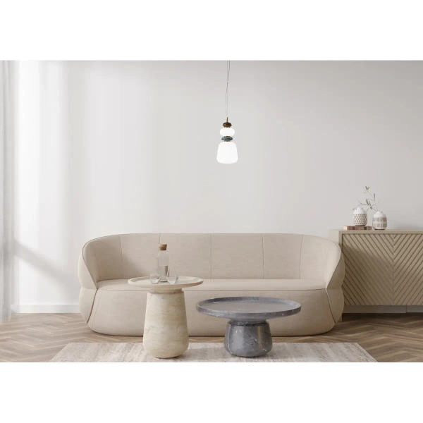 Ceramiczna lampa wisząca Evans PND-94981V-3C-GD LED 12W 3000K złota