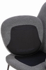 Fotel pluszowy LOBBY TEDDY HE493-3.A-02.RM14 szary stal