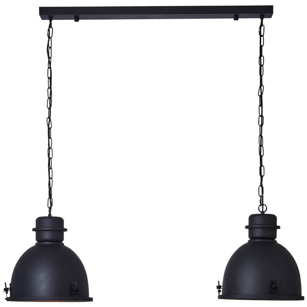 Wisząca lampa nad stół Kiki HK19242S76 kopuły czarny