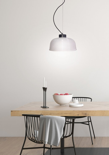 Zwisowa lampa LIVERPOOL 50101286 szklana czarny przezroczysty