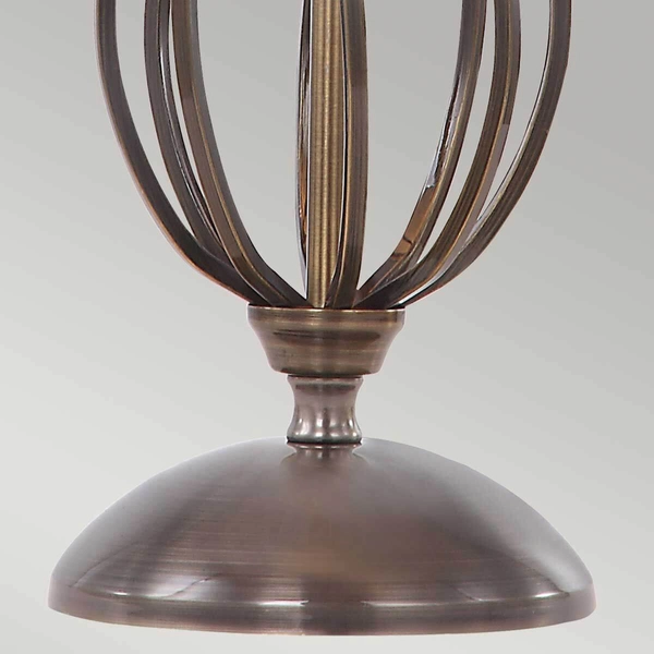 Stołowa lampka z abażurem Artisan ART-TL-AGD-BRASS Elstead mosiądz biały