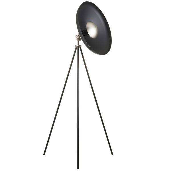 Lampa stojąca satelita L&-196562 Light& na trójnogu czarna nikiel