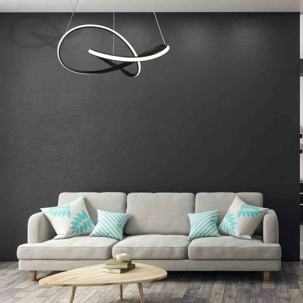 Geometryczna lampa wisząca CAPPIO ML6771 LED 36W 4000K czarny