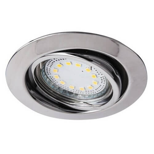 Zestaw 3 sztuki sufitowe oczka LITE 1050 z regulacją IP40 chrom