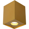 Regulowana LAMPA sufitowa TUBE 22953/01/02 Lucide metalowa OPRAWA kostka downlight mosiądz