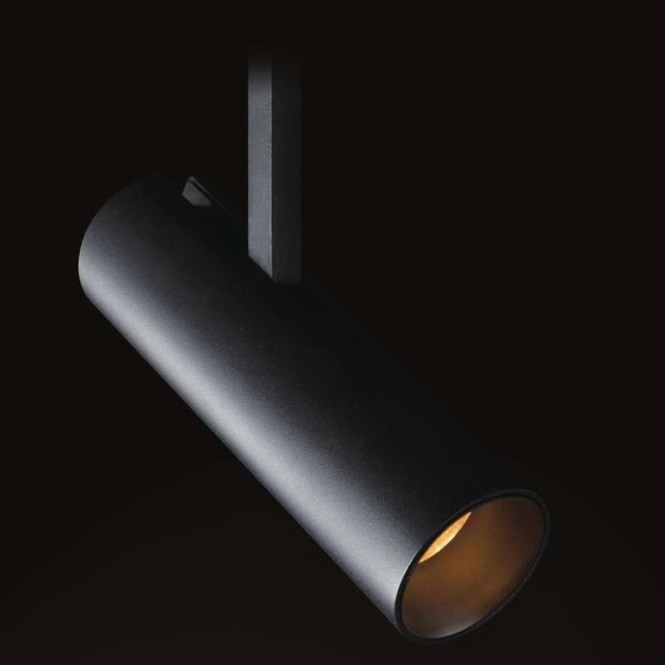 Sufitowa LAMPA regulowana MILO 8760 Nowodvorski metalowa OPRAWA tuba LED 25W 3000K do systemu szynowego 3 - fazowego czarna