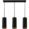 LAMPA wisząca LATI 307583 Polux metalowa OPRAWA listwa ZWIS tuby czarne