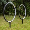 Pierścieniowa wbijana lampa ogrodowa Rings EKO2360 LED 3W 3000K IP54 czarny