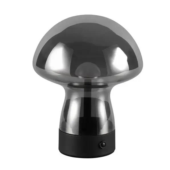 Szklana lampa na stół DOOLEY R54981154 LED 1,5W 3000K przydymiony szary