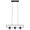 Wisząca lampa z reflekorkami Blink XCP7598-3 BLACK LED 18W czarna