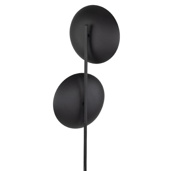 Loftowa stojąca lampa do salonu Slate 16136 mleczne kule czarny